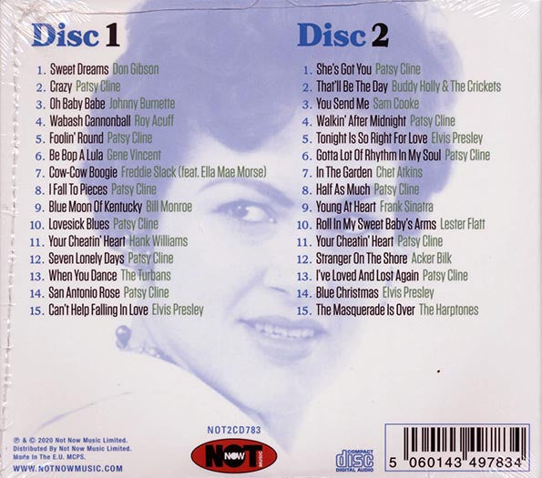 Patsy Cline, Don Gibson, Roy Acuff, Gene Vincent, Etc. - Sweet Dreams: Classic Tracks By Patsy Cline And Many Others As Featured In The Original Motion Picture (30 tracks) (2xCD)