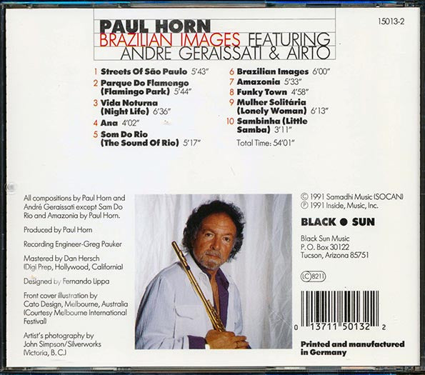 Paul Horn - Brazilian Images