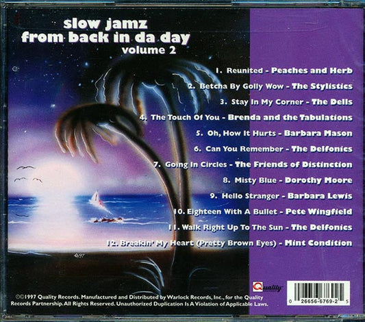 Peaches & Herb, The Delfonics, The Dells, Etc. - Slow Jamz From Back In Da Dayz 2