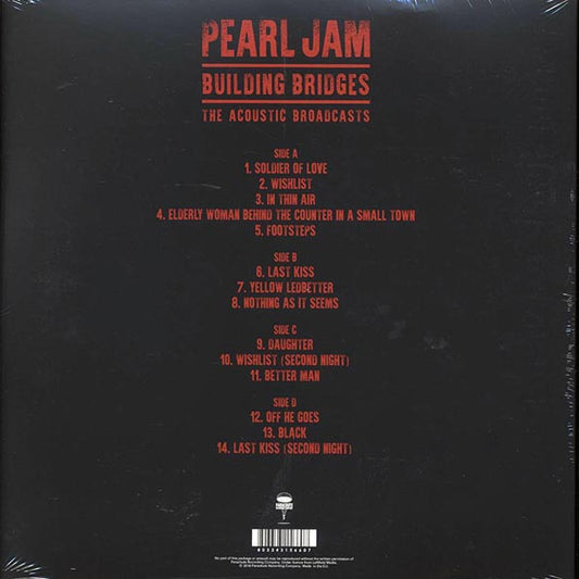Pearl Jam - Building Bridges: The Acoustic Broadcasts (2xLP) (white vinyl)