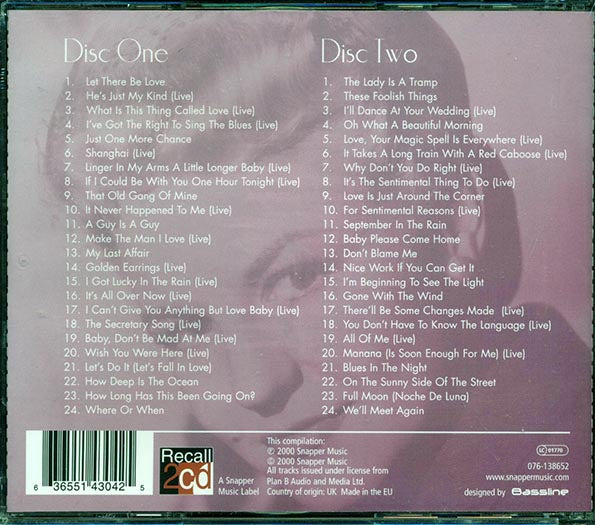 Peggy Lee - Linger (48 tracks) (2xCD)