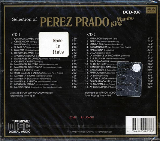 Perez Prado - Selection Of Perez Prado: Mambo King (36 tracks) (2xCD)
