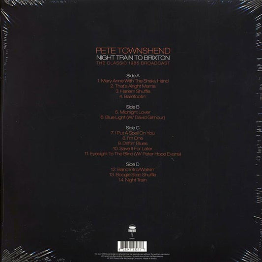 Pete Townshend - Night Train To Brixton: The Classic 1985 Broadcast (2xLP)
