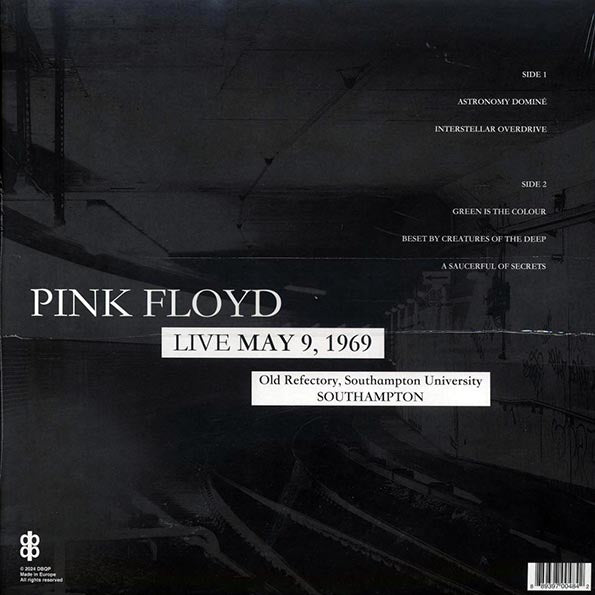 Pink Floyd - Live May 9, 1969: Old Refectory, Southampton University