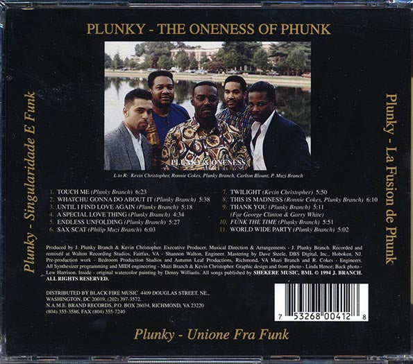 Plunky - The Oneness Of Phunk