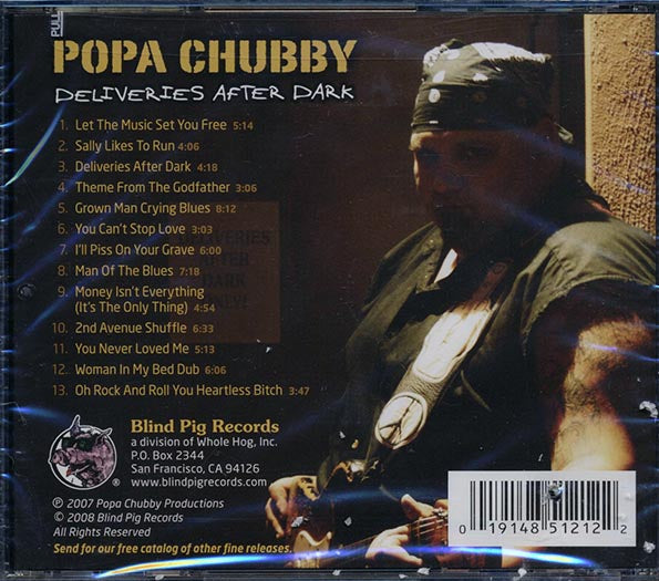 Popa Chubby - Deliveries After Dark (marked/ltd stock)