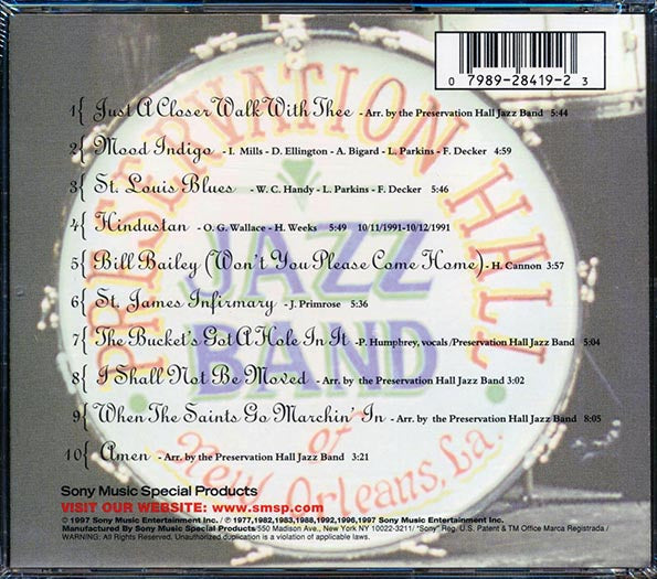 Preservation Hall Jazz Band - Marching Down Bourbon Street