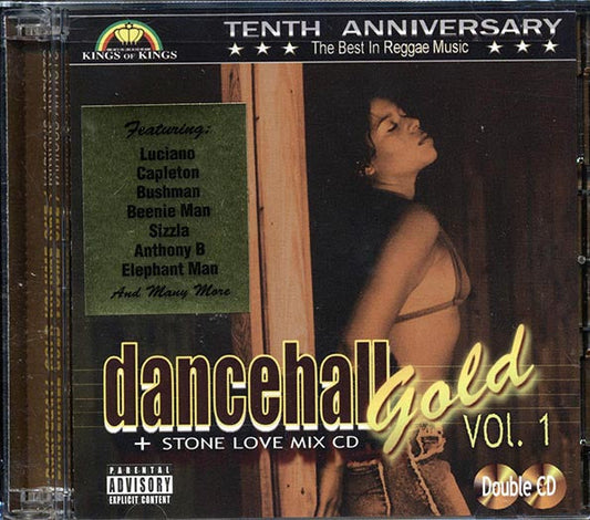 Prezident Brown, Buju Banton, Capleton, Bushman, Beenie Man, Etc. - Dancehall Gold Volume 1 + Stone Love Mix CD (41 tracks) (2xCD)