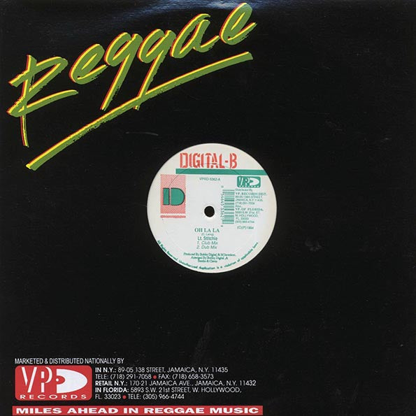 Prezident Brown - Reality (Straght Mix); Version  /  Lt. Stitichie - Oh La La (Club Mix); Dub Mix