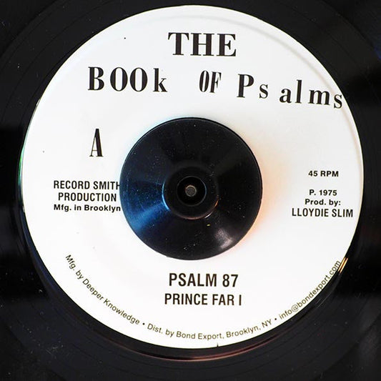 Prince Far I - Psalm 87  /  Black Oney - Festival 75