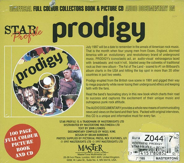 Prodigy - Star Profile (incl. large booklet)