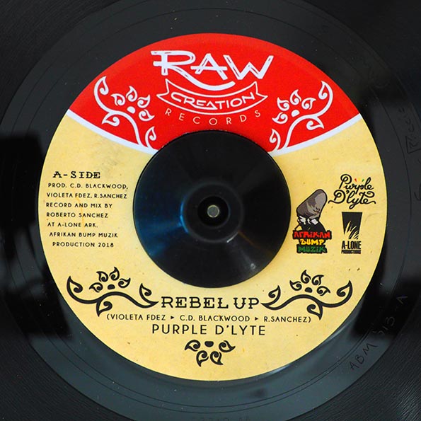 Purple D'Lyte - Rebel Up  /  Afrikan Bump, Lone Ark Riddim Force - Rebel Dub