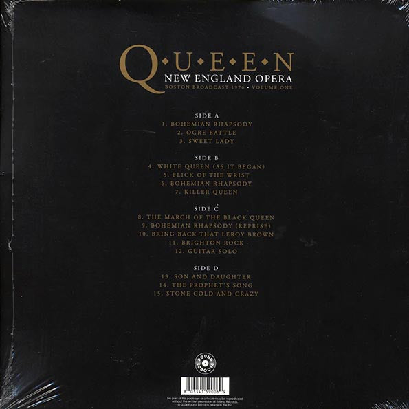 Queen - New England Opera Volume 1: Boston Broadcast 1976 (2xLP)