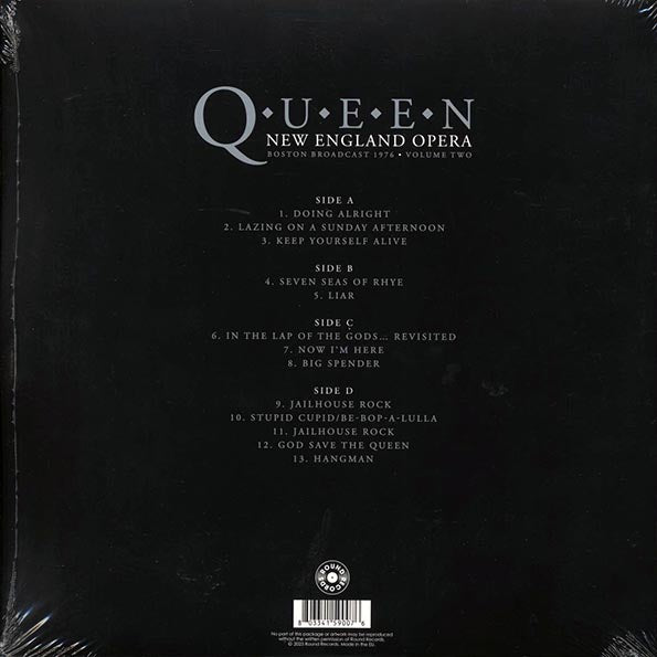 Queen - New England Opera Volume 2: Boston Broadcast 1976 (2xLP)
