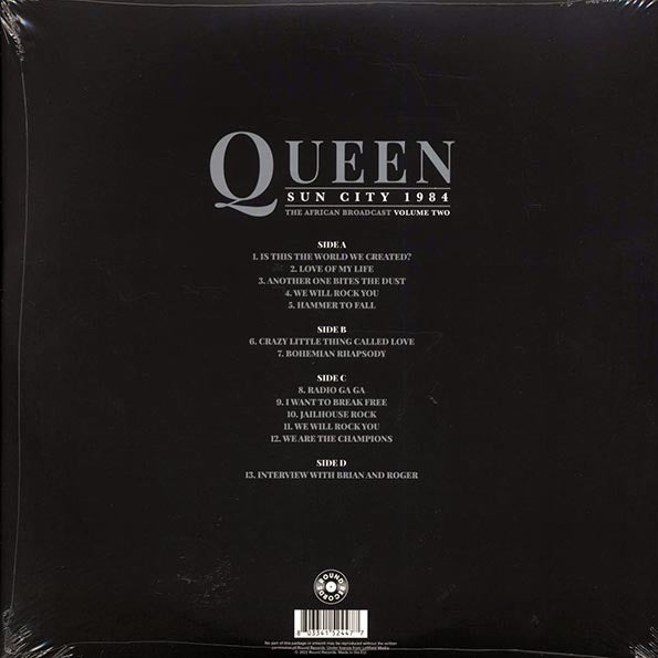 Queen - Sun City 1984 Volume 2: The African Broadcast (2xLP)