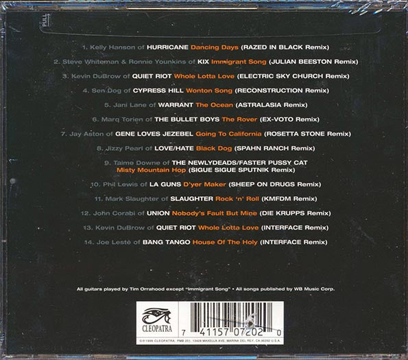 Quiet Riot, Cypress Hill, Slaughter, Etc. - A Tribute To Led Zeppelin: The Song Remains Remixed (marked/ltd stock) CD