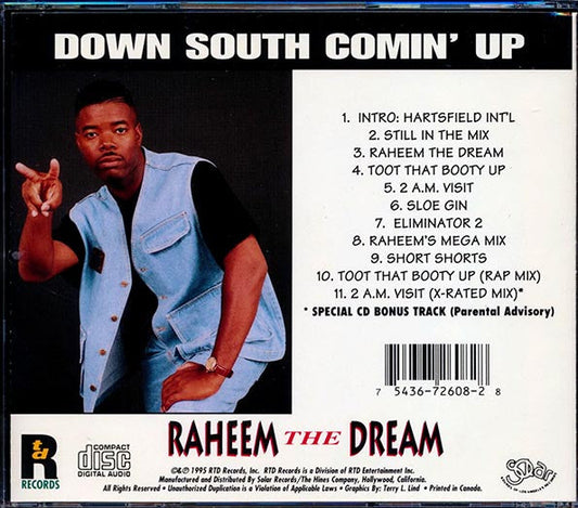Raheem The Dream - Down South Comin' Up