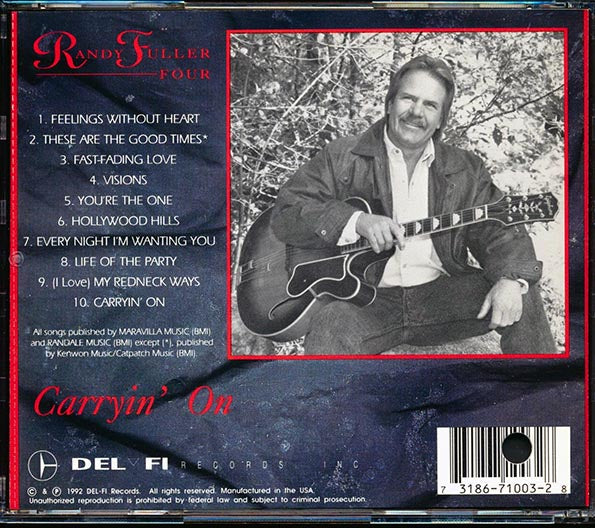 Randy Fuller Four - Carryin' On (marked/ltd stock)