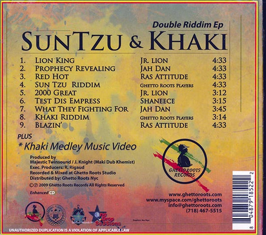 Ras Attitude, Jah Dan, Jr. Lion - Suntzu & Khaki Double Riddim