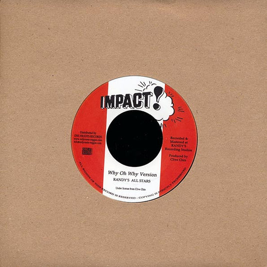 Ras Dawkins & The Wailers - Why Oh Why  /  Version