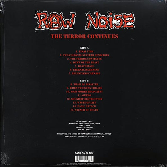 Raw Noise - The Terror Continues (ltd. ed.) (red vinyl)