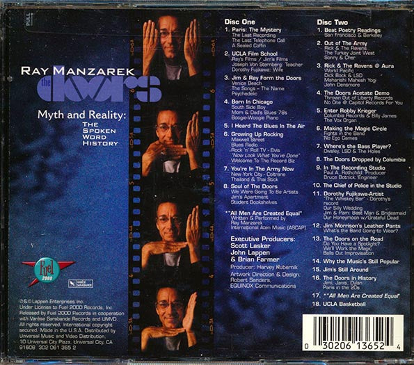 Ray Manzarek - Myth And Reality: The Spoken Word History (The True Story Of The Doors)