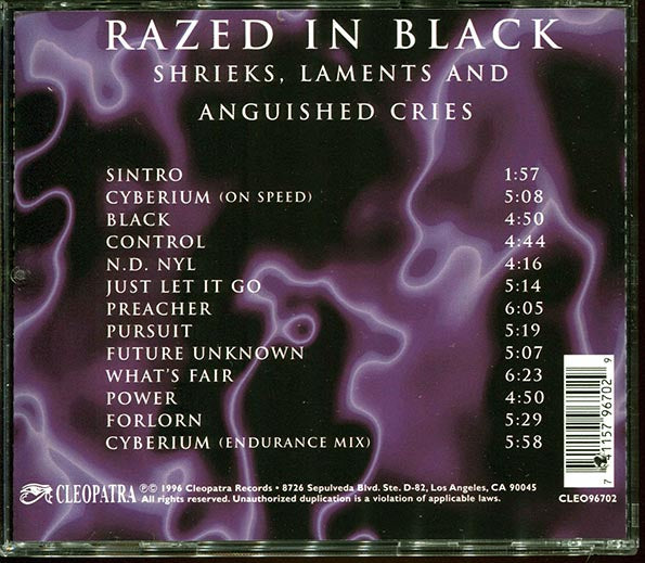 Razed In Black - Shrieks, Laments And Anguished Cries (marked/ltd stock) CD