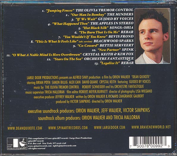 Rebar, The Bevis Frond, The Minders, Etc. - Dean Quixote: The Soundtrack To The Film (marked/ltd stock)