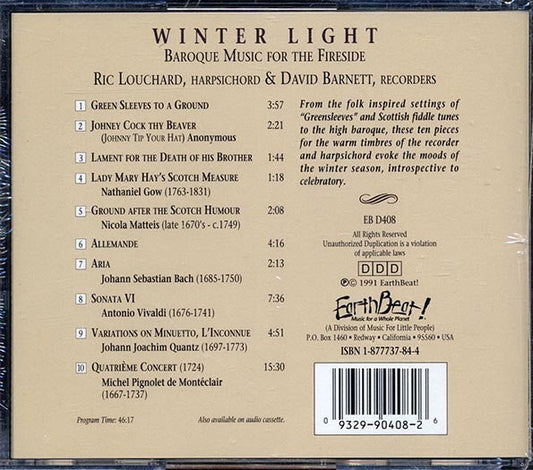 Ric Louchard, David Barnett - Winter Light: Baroque Music For The Fireside