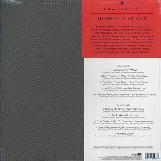 Roberta Flack - Now Playing (clear vinyl)