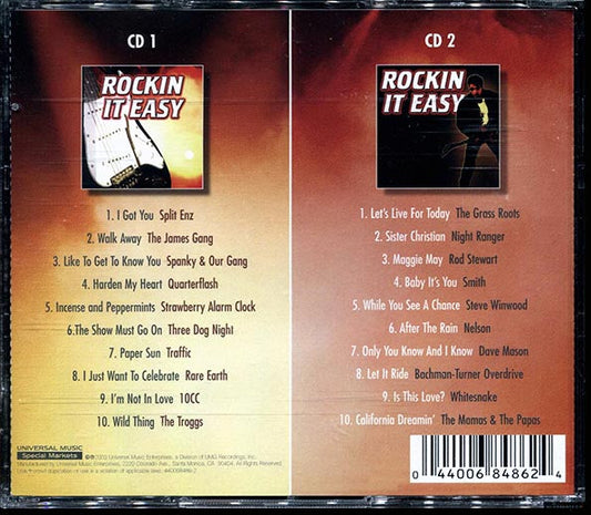 Rod Stewart, Steve Sinwood, Whitesnake, Night Ranger, 10CC, Split Enz, Etc. - Rockin It Easy (20 tracks) (2xCD)