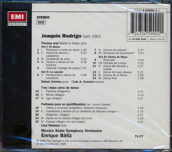 Rodrigo - Orchestral Works 1 (22 tracks)