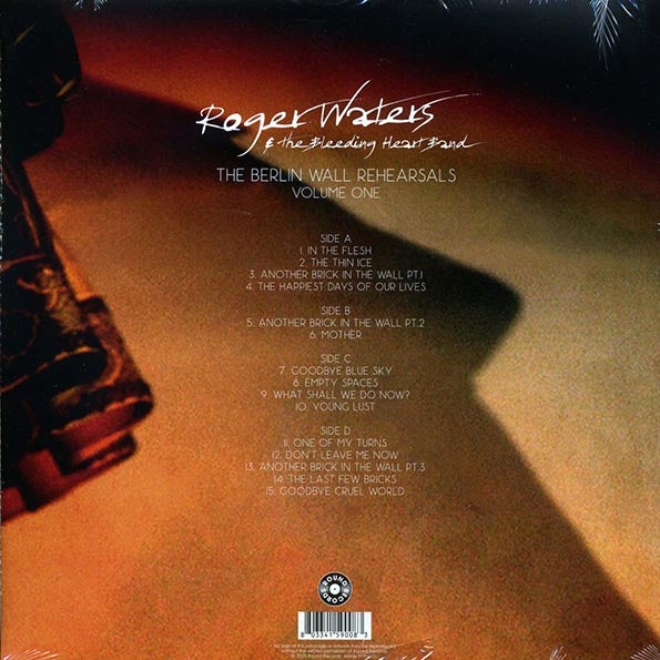 Roger Waters - The Berlin Wall Rehearsals Volume 1 (2xLP)