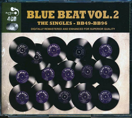 Roland Alphonso, Drumbago All Stars, Theo Beckford, Derrick Morgan, Etc. - Blue Beat Volume 2: The Singles BB49-BB96 (96 tracks) (4xCD)
