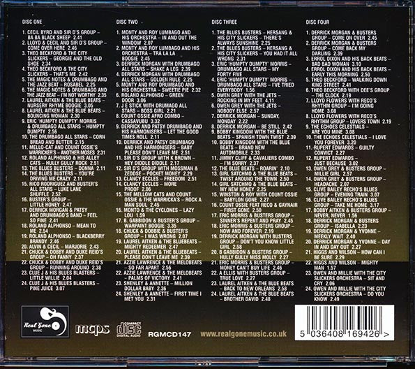 Roland Alphonso, Drumbago All Stars, Theo Beckford, Derrick Morgan, Etc. - Blue Beat Volume 2: The Singles BB49-BB96 (96 tracks) (4xCD)
