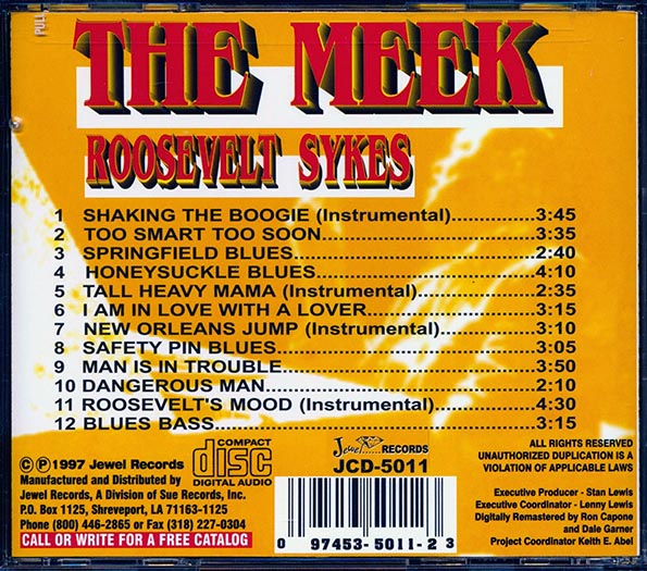 Roosevelt Sykes - The Meek Roosevelt Sykes