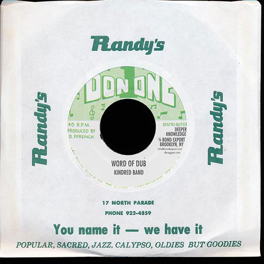 Roots - Words Of Warning  /  Kindred Band - Word Of Dub