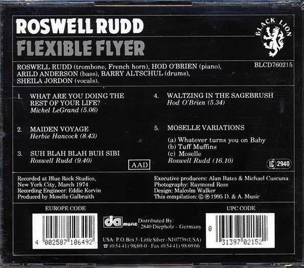 Roswell Rudd - Flexible Flyer