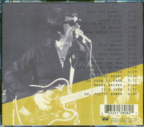 Roy Orbison - Live From Birmingham, July 13, 1980, Birmingham, Alabama, USA