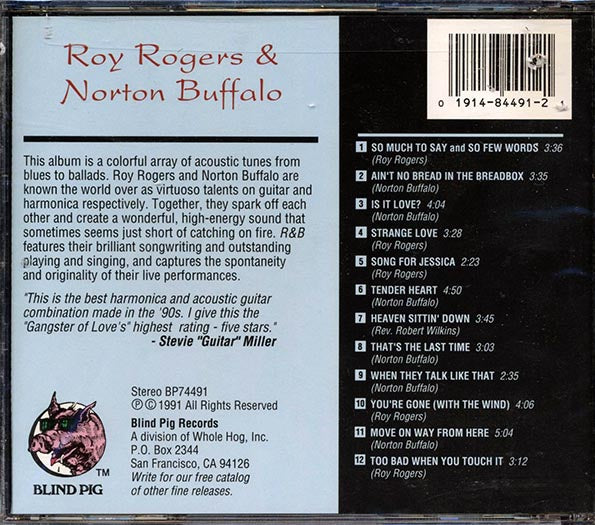 Roy Rogers & Norton Buffalo - R&B