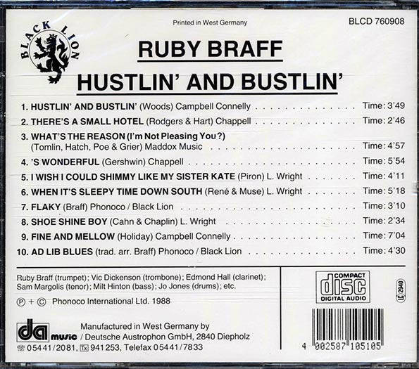 Ruby Braff - Hustlin' And Bustlin'