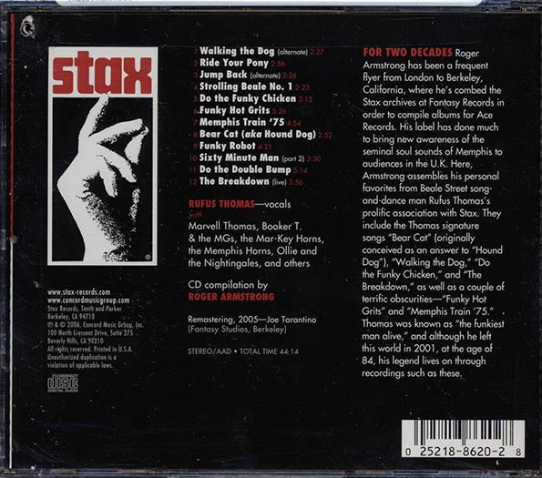 Rufus Thomas - Stax Profiles (marked/ltd stock)