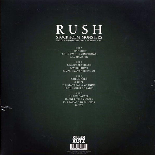 Rush - Stockholm Monsters Sweden Broadcast 2007 Volume 2 (2xLP)