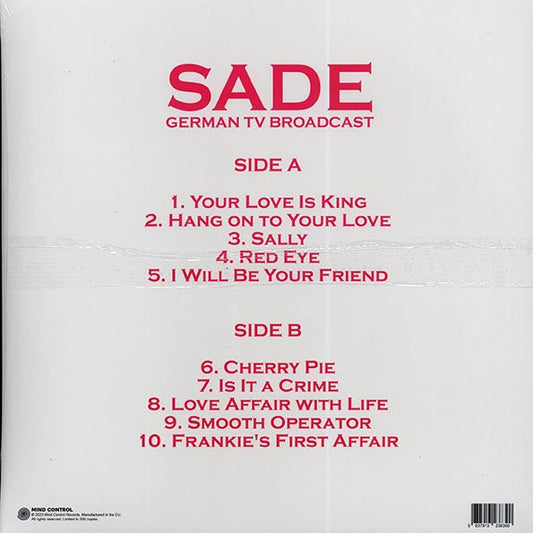 Sade - German TV Broadcast