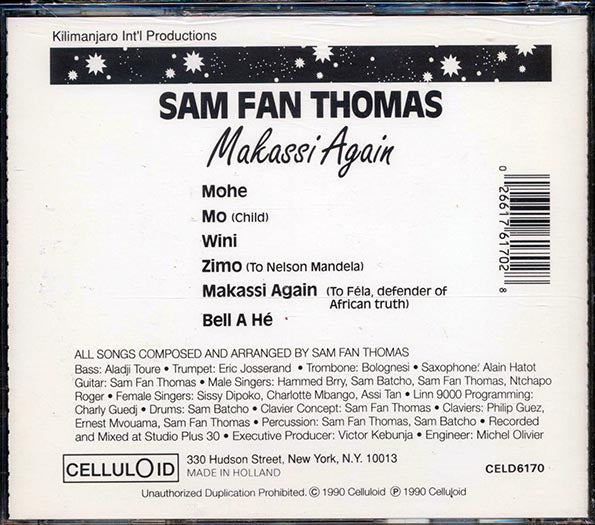 Sam Fan Thomas - Makassi Again CD