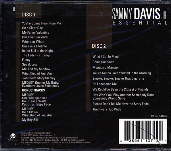 Sammy Davis Jr. - Essential (27 tracks) (2xCD)