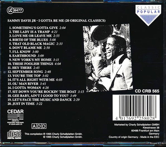 Sammy Davis Jr. - I Gotta Be Me (20 tracks)