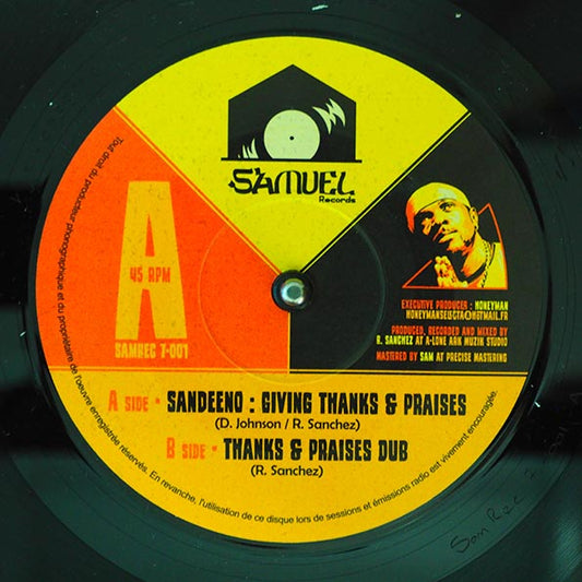 Sandeeno - Giving Thanks & Praises / Roberto Sanchez (Lone Ark) - Thanks & Praises Dub