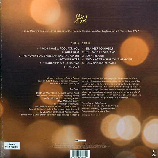 Sandy Denny - Gold Dust: Live At The Royalty (RSD 2022) (ltd. ed.) (180g) (remastered)