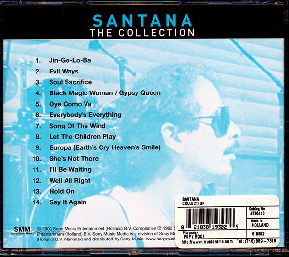 Santana - The Collection (Oye Como Va, Black Magic Woman, Evil Ways, She's Not There, Etc.)